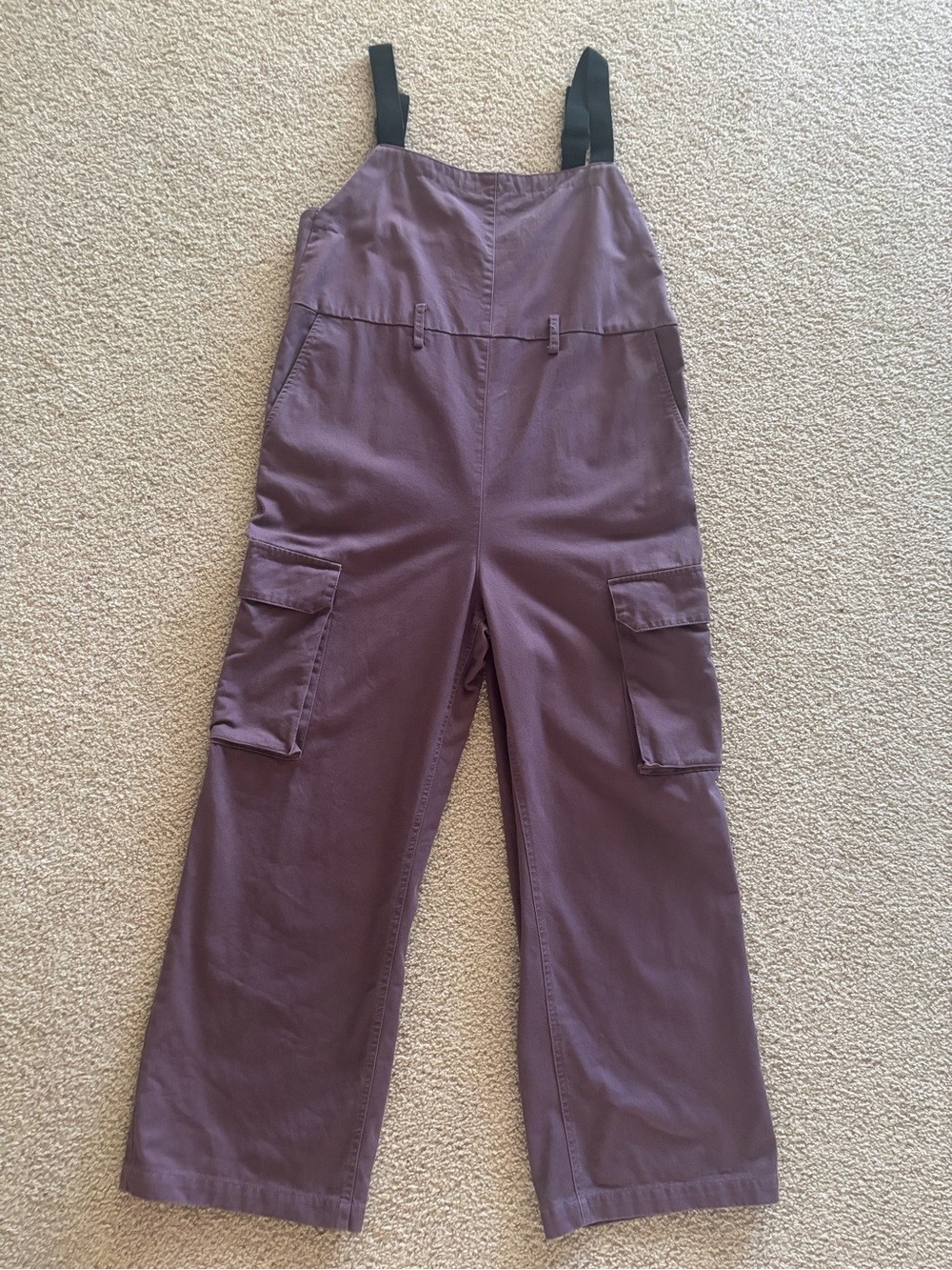 Rachel Comey Dusty Lavender Wide-Leg Cargo Overalls